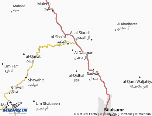 MICHELIN-Landkarte Quraysh - ViaMichelin