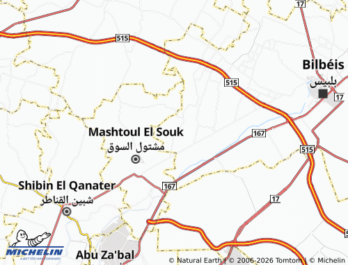 Mappa MICHELIN Minyat Salimanat - ViaMichelin