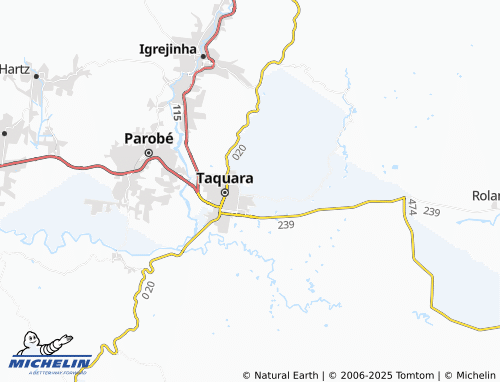 MICHELIN Tucanos map - ViaMichelin