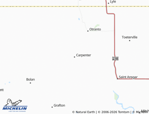 Mappa MICHELIN Carpenter - ViaMichelin