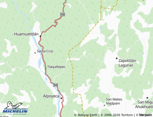 Mappa MICHELIN San Pedro Cuaxoxocatla - ViaMichelin