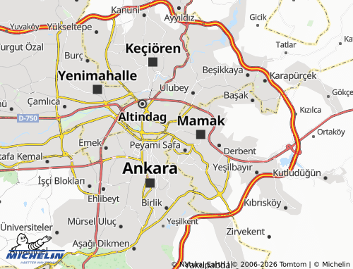 Mapa MICHELIN Balkiraz - ViaMichelin