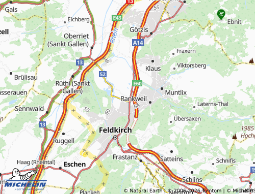 MICHELIN Brederis map - ViaMichelin