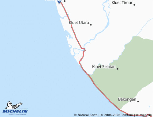 MICHELIN Suaq Bakong map - ViaMichelin