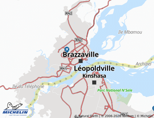 MICHELIN Tchad map - ViaMichelin