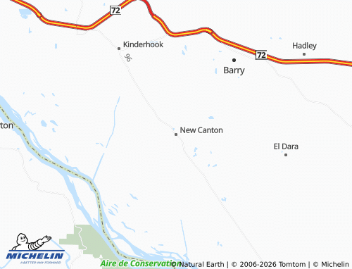 Mappa MICHELIN New Canton - ViaMichelin