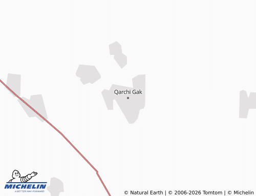 Carte MICHELIN Qarchi Gak - ViaMichelin