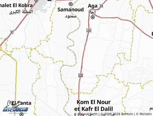Mapa MICHELIN Kafr al-Mandarah - ViaMichelin