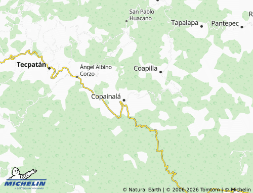MICHELIN Juan Sabines map - ViaMichelin