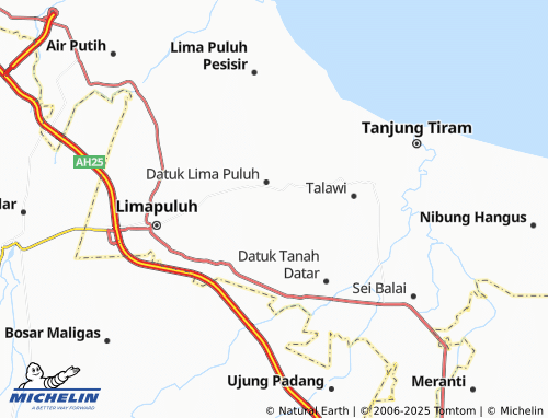 MICHELIN Kwala Gunung map - ViaMichelin
