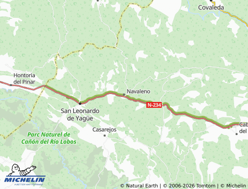 Mappa MICHELIN Navaleno - ViaMichelin