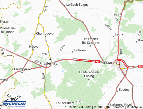 Kaart MICHELIN Le Moulin - ViaMichelin