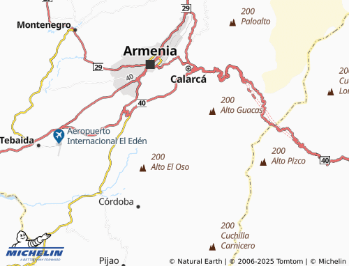 MICHELIN La Paloma map - ViaMichelin