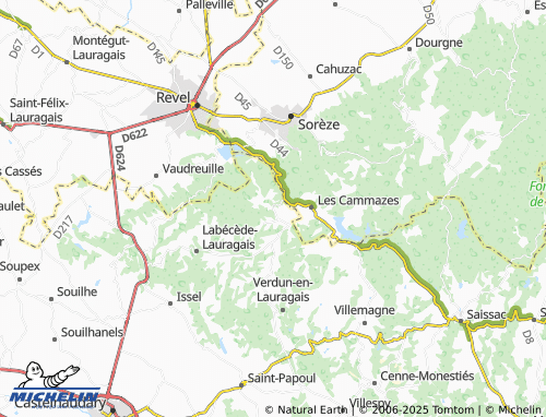 MICHELIN Lagarde map - ViaMichelin