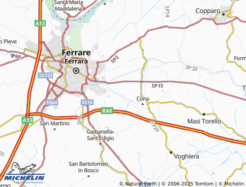 MICHELIN Cocomaro di Focomorto map - ViaMichelin