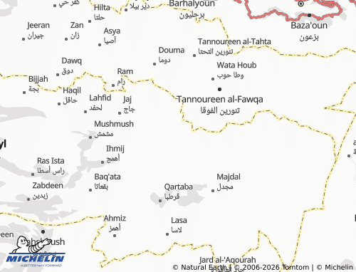 Mapa MICHELIN Humma al-Ruhban - ViaMichelin