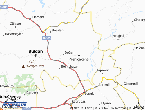 Mappa MICHELIN Oğuz - ViaMichelin