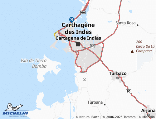 MICHELIN El Libertador map - ViaMichelin
