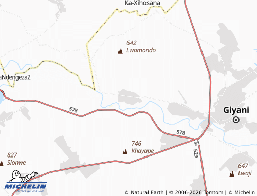 MICHELIN-Landkarte KaMapuva - ViaMichelin