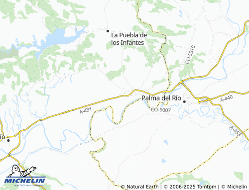 MICHELIN Vegas de Almenara map - ViaMichelin