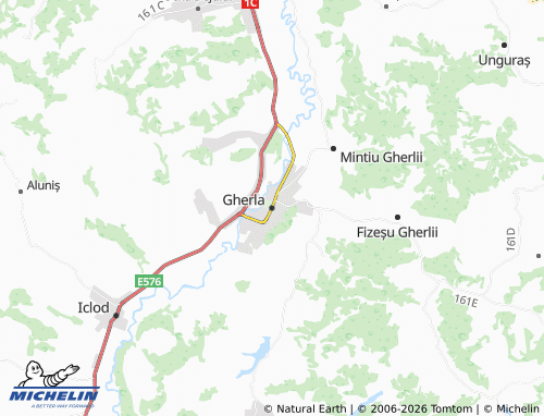 Mappa MICHELIN Gherla - ViaMichelin