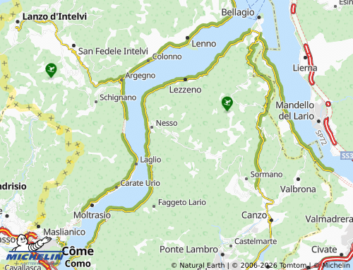 MICHELIN Veleso map - ViaMichelin