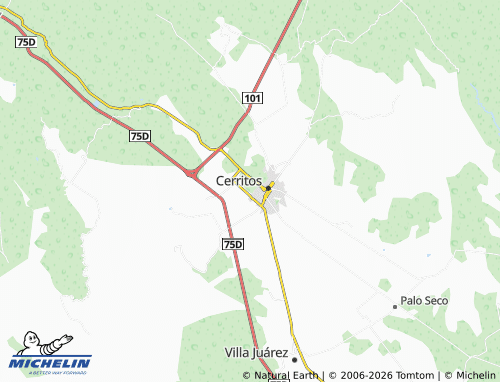 Mappa MICHELIN Lomas del Pedregal - ViaMichelin