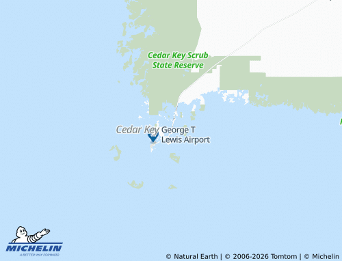 Mapa MICHELIN Cedar Key - ViaMichelin
