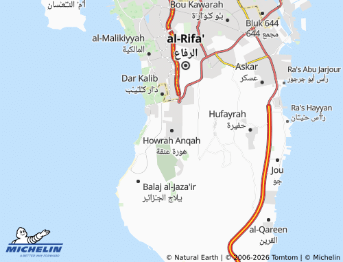 Mapa MICHELIN Howrah Anqah - ViaMichelin