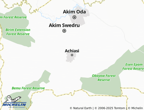 MICHELIN Achiasi map - ViaMichelin