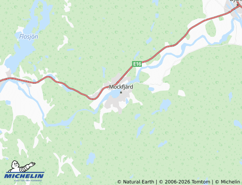 MICHELIN Mockfjärd map - ViaMichelin