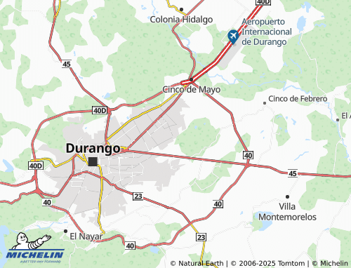 MICHELIN Veinte de Noviembre map - ViaMichelin