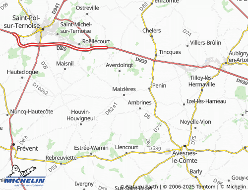 MICHELIN Maizières map - ViaMichelin