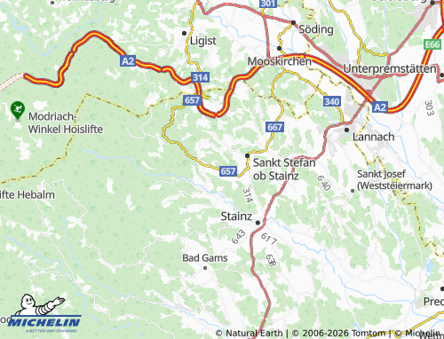 Mappa MICHELIN Steinreib - ViaMichelin