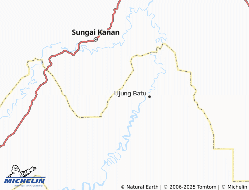 MICHELIN Ujung Batu Jae map - ViaMichelin