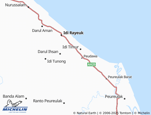 MICHELIN Seuneubok Dalam (Smk) map - ViaMichelin