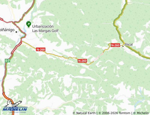MICHELIN-Landkarte Fanlillo - ViaMichelin