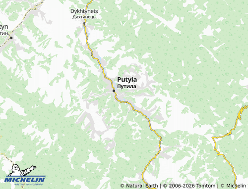 Mappa MICHELIN Parkulyna - ViaMichelin