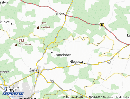 MICHELIN Trzebniów map - ViaMichelin