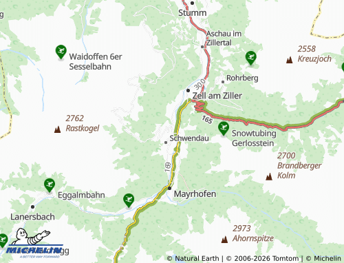 Mappa MICHELIN Hippach - ViaMichelin