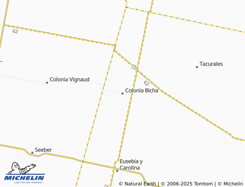 MICHELIN Colonia Bicha map - ViaMichelin