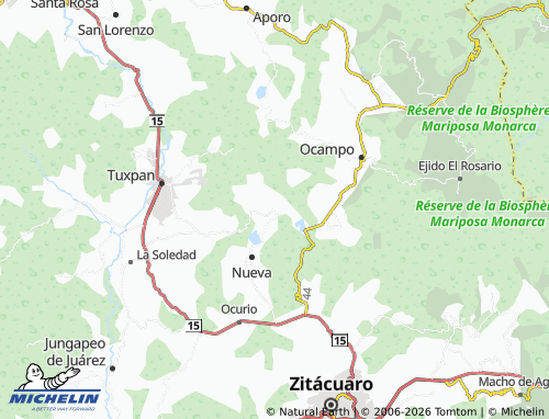 Mapa MICHELIN Jacuarillo - ViaMichelin