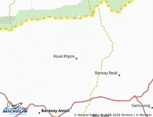Mappa MICHELIN Kouk Khpos - ViaMichelin
