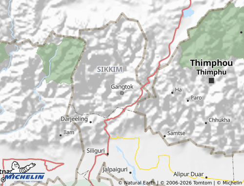 MICHELIN Sikkim map - ViaMichelin