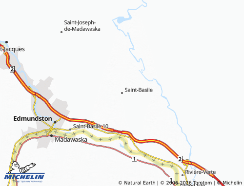 MICHELIN Saint-Basile map - ViaMichelin