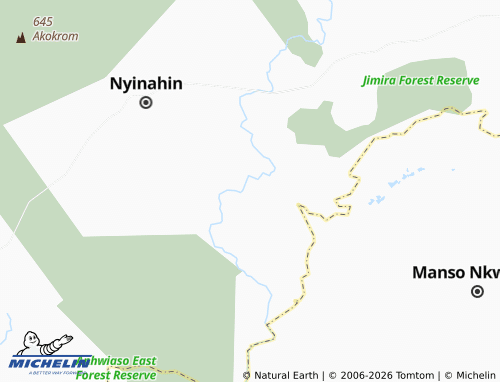 Mappa MICHELIN Ntobroso - ViaMichelin