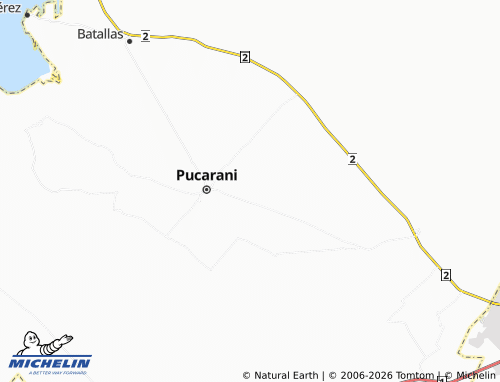 MICHELIN Pampacallo map - ViaMichelin