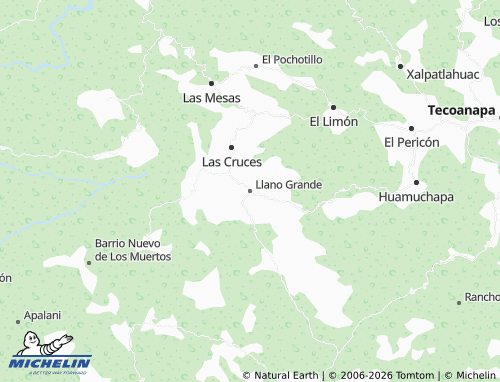 Kaart MICHELIN Llano Grande - ViaMichelin