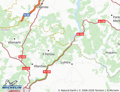 MICHELIN A Lamiña map - ViaMichelin