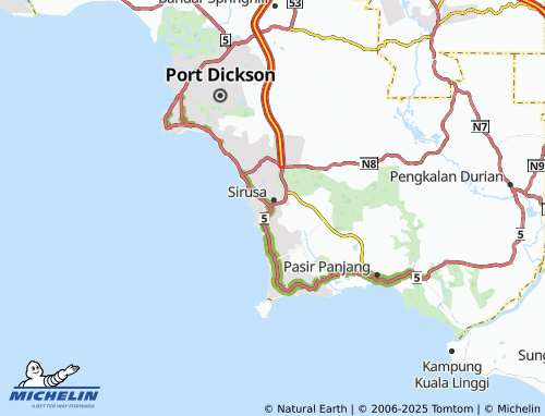MICHELIN Taman Melati map - ViaMichelin